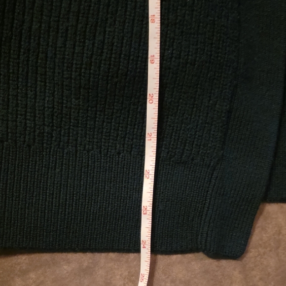 Aritzia Deep Green Knit Cardigan - Picture 5 of 7